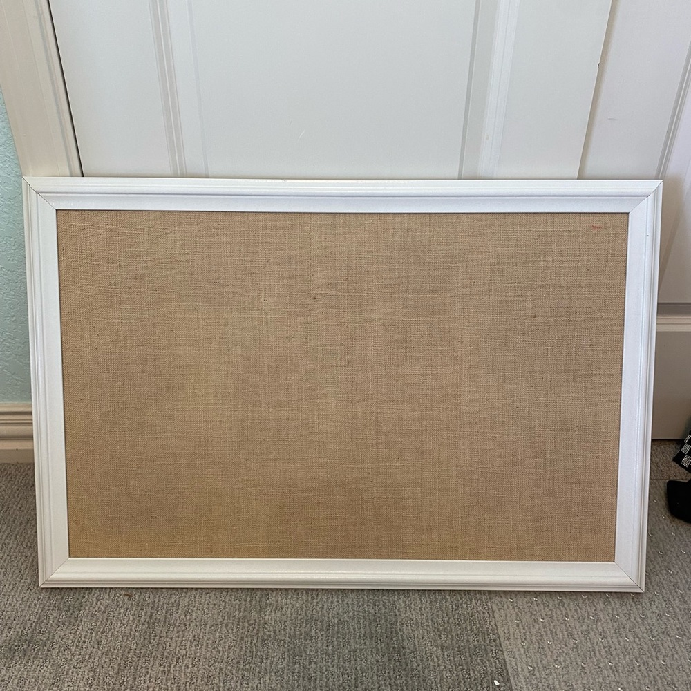 White bulletin board